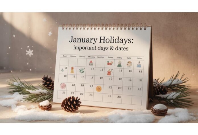 January Holidays - Important Days & Dates in January